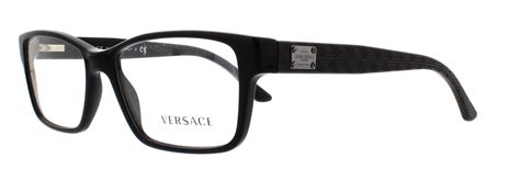 versace black eyeglasses